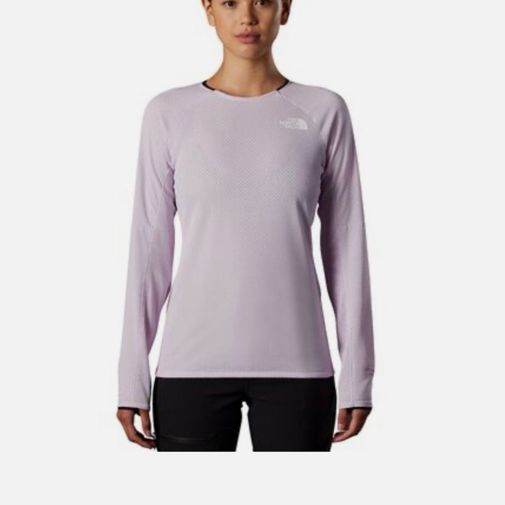 The North Face Women's Light Purple Long Sleeve Tee size XL NWT